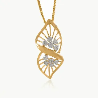 Petal Dew Diamond Pendant