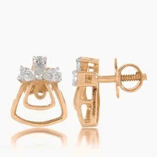 Pure Design Diamond Earrings