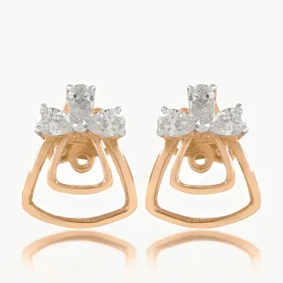 Pure Design Diamond Earrings