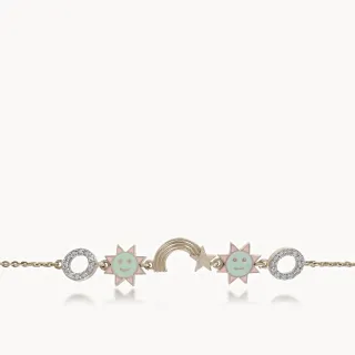 Stars & Moon Diamond Bracelet