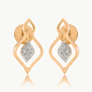 Stylish Design Diamond Earrings