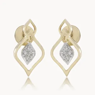 Stylish Design Diamond Earrings