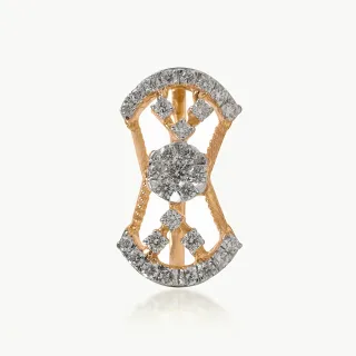 Tied Petal Diamond Cocktail Ring