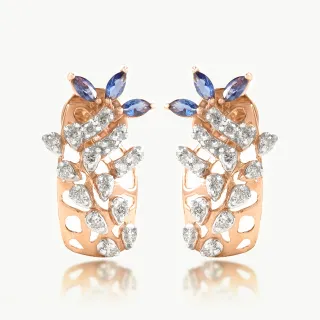 Wales Designer Diamond Earrings