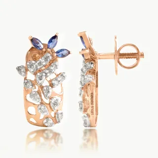 Wales Designer Diamond Earrings