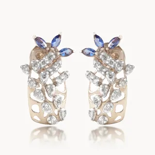 Wales Designer Diamond Earrings