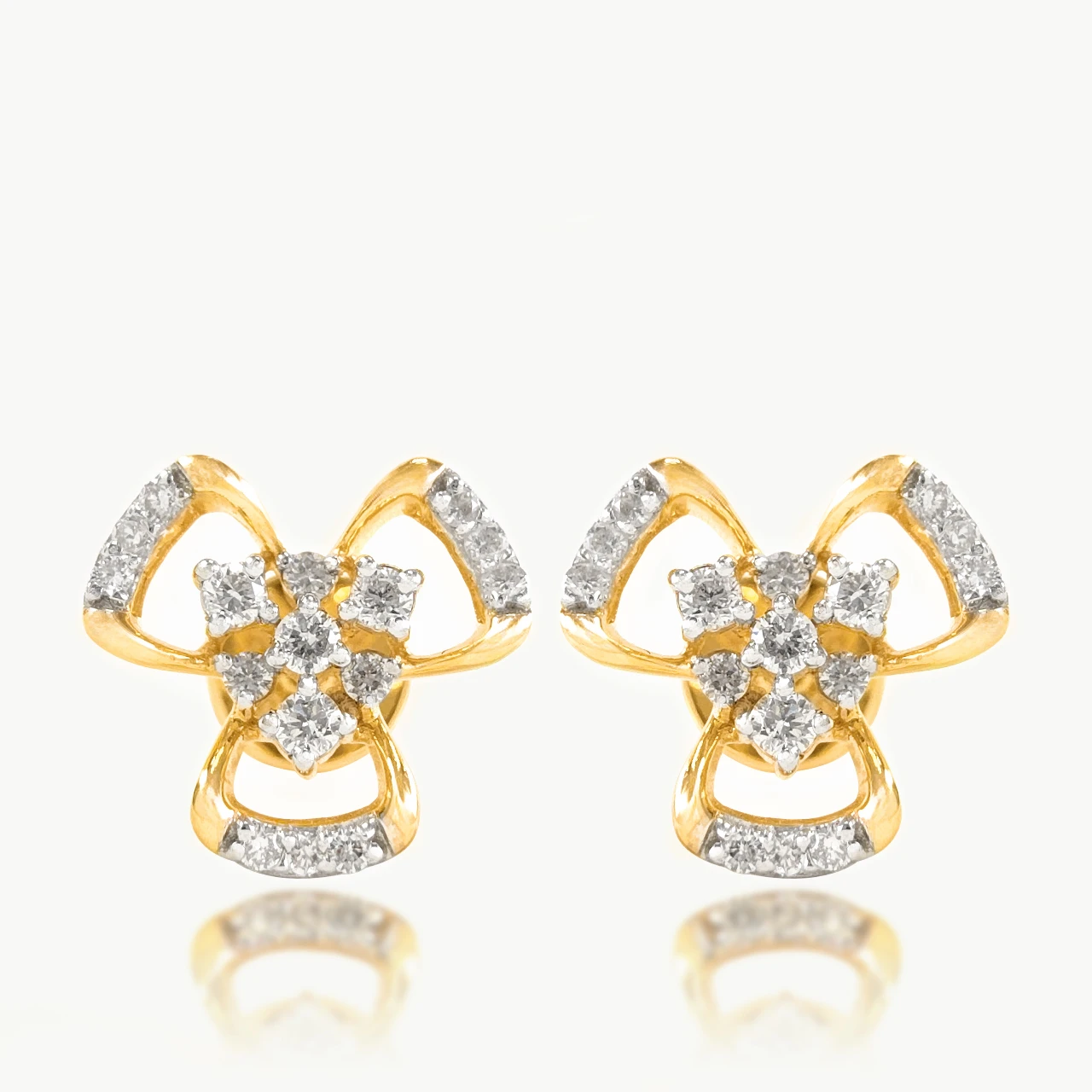 Sophie Flower Design Diamond Earring