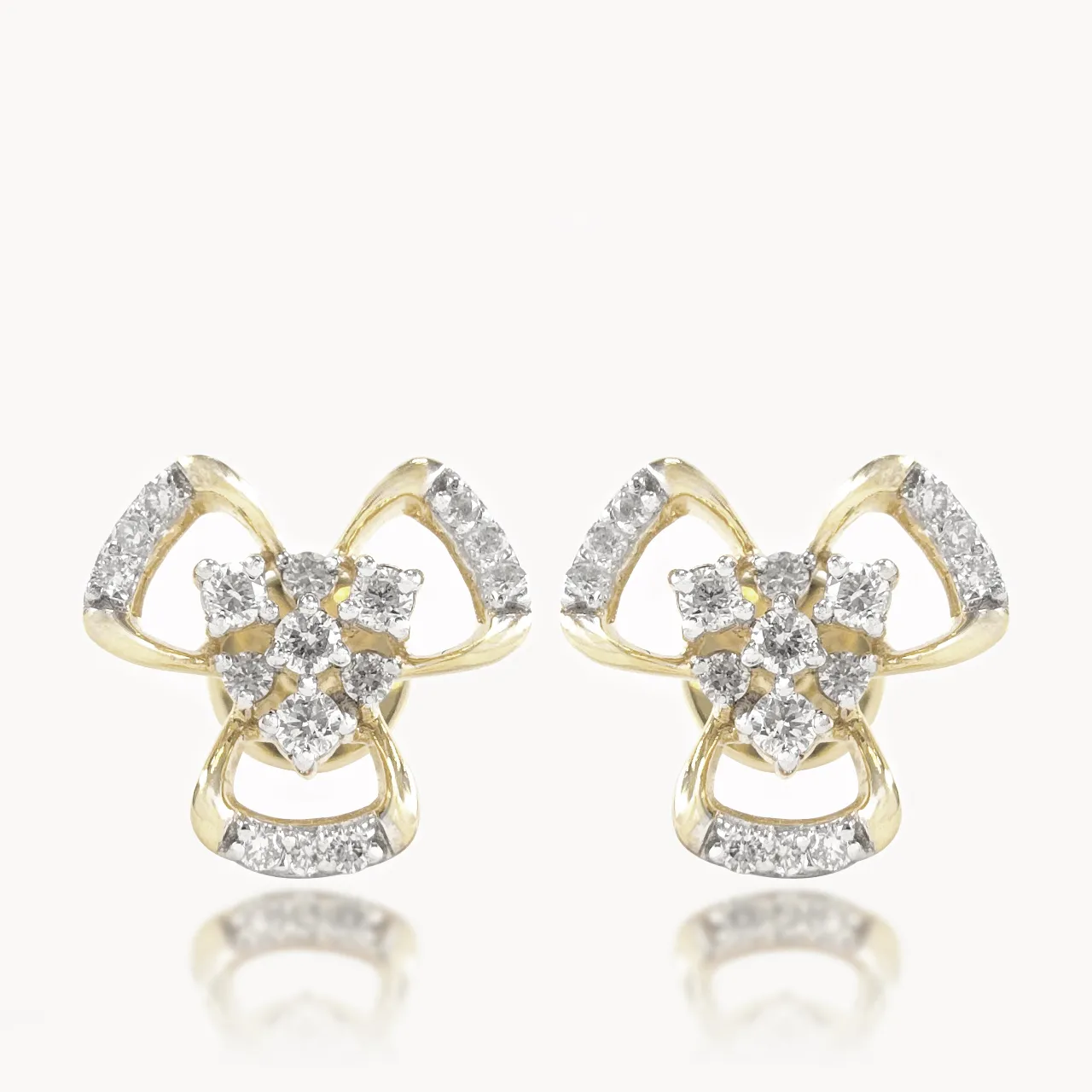 Sophie Flower Design Diamond Earring