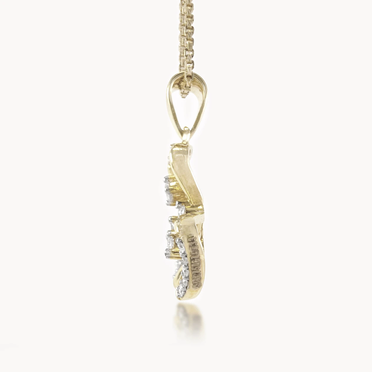 Sophie Flower Design Diamond Pendant