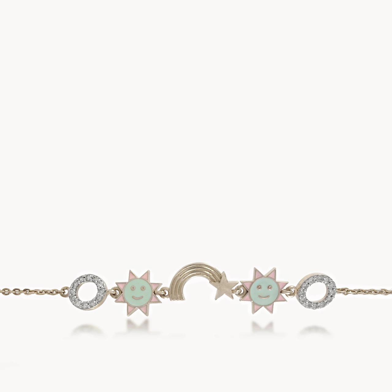 Stars & Moon Diamond Bracelet