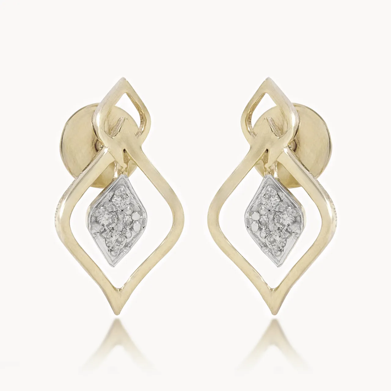 Stylish Design Diamond Earrings