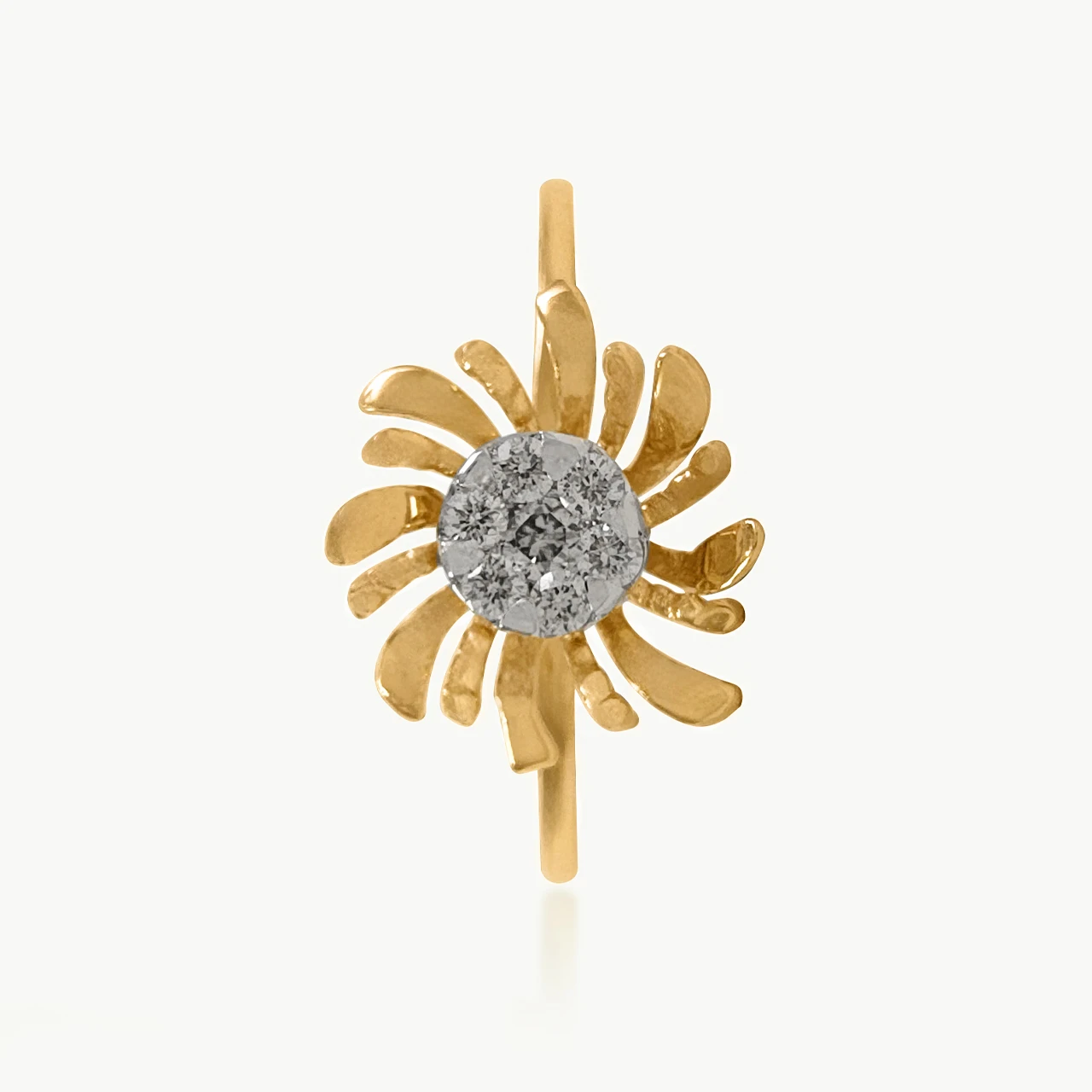 Sunny Flower Diamond Ring