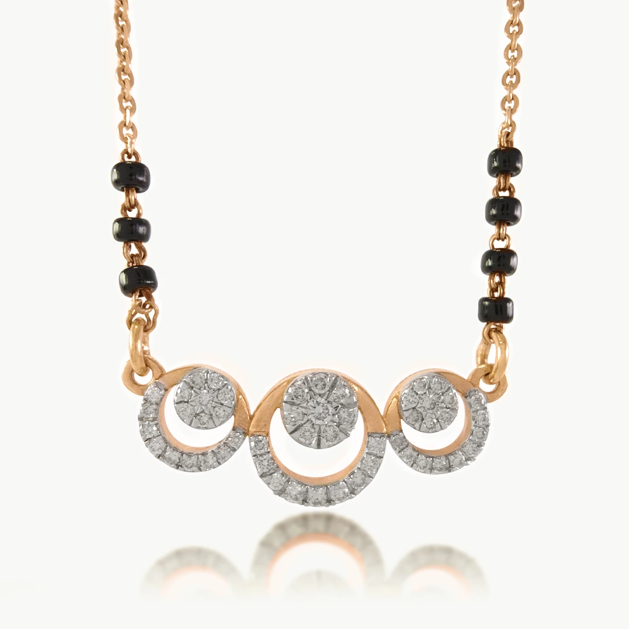 Trinetra Design Diamond Mangalsutra