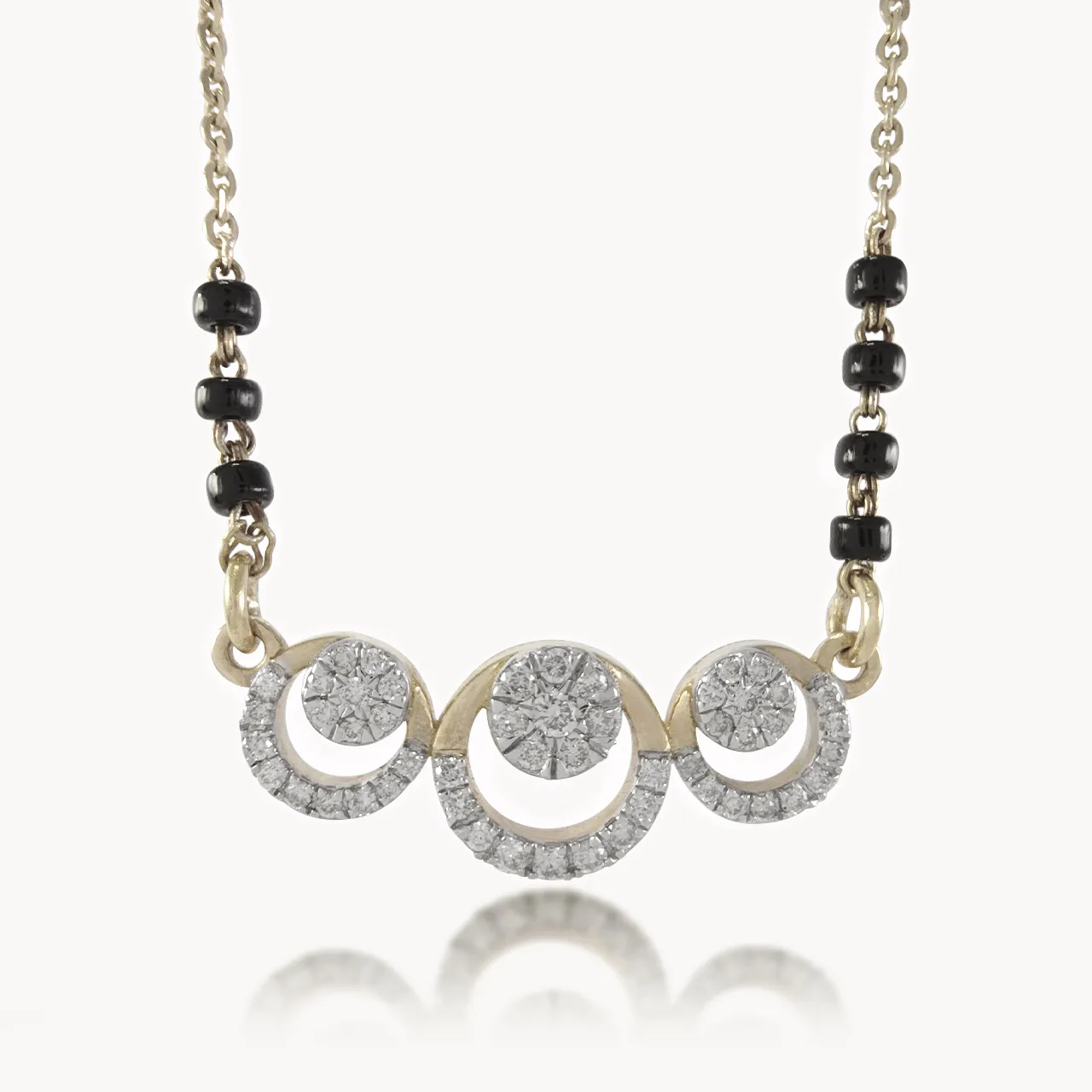 Trinetra Design Diamond Mangalsutra