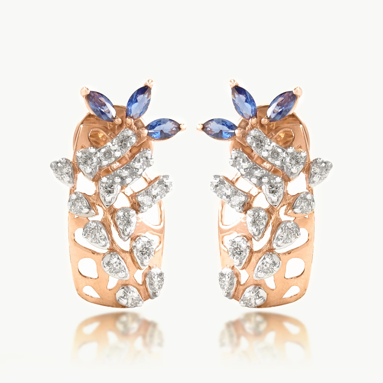 Wales Designer Diamond Earrings