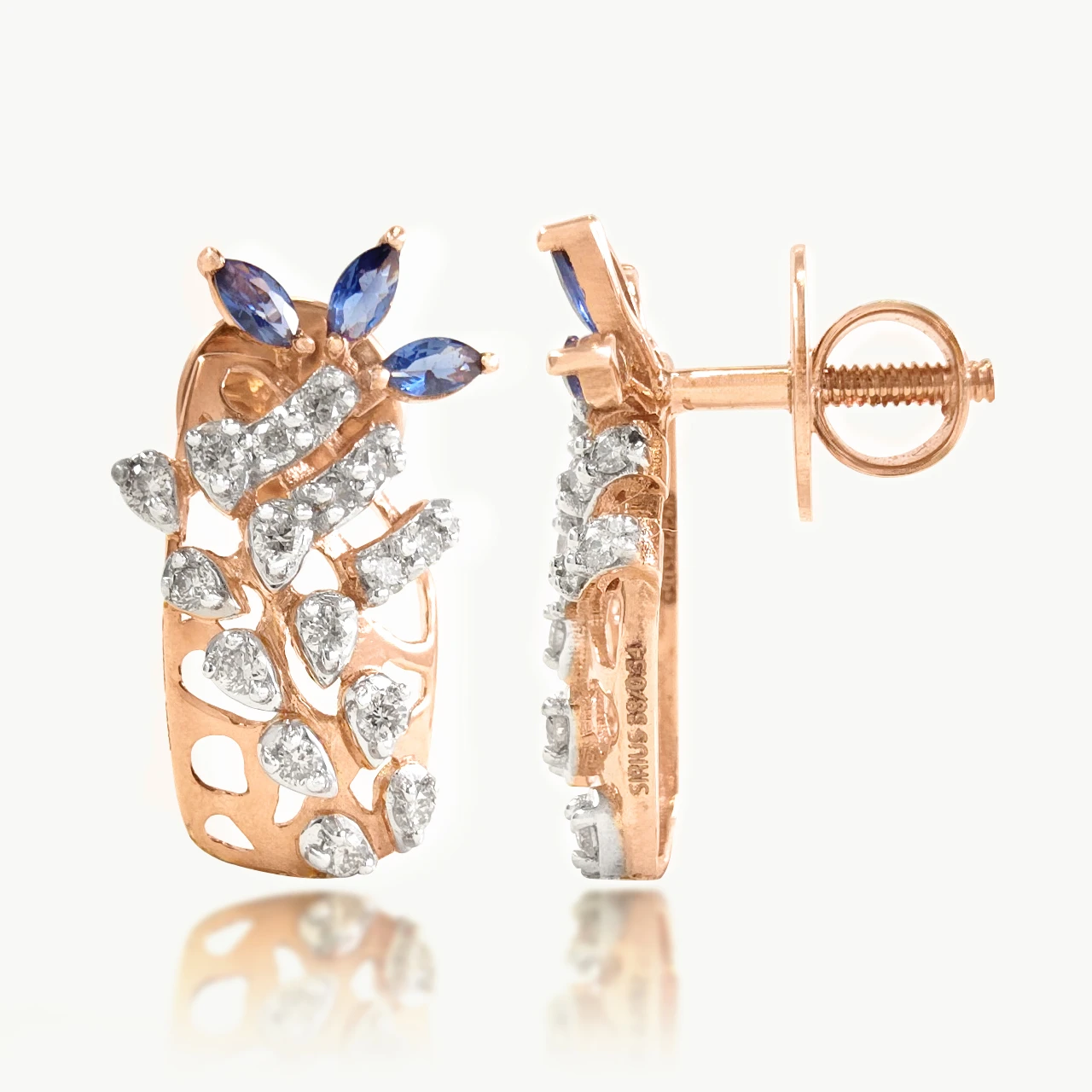 Wales Designer Diamond Earrings