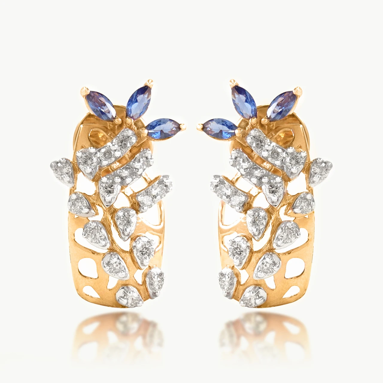 Wales Designer Diamond Earrings